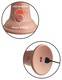 Вибратор KC Elite 8" Vibrating Silicone Dong, телесный