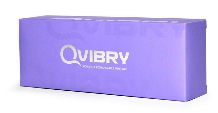 Вибратор клиторальный Qvibry, фиолетовый