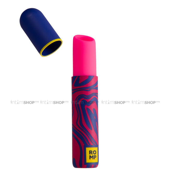 Вакуумно-волновой стимулятор клитора Romp Lipstick, розовый