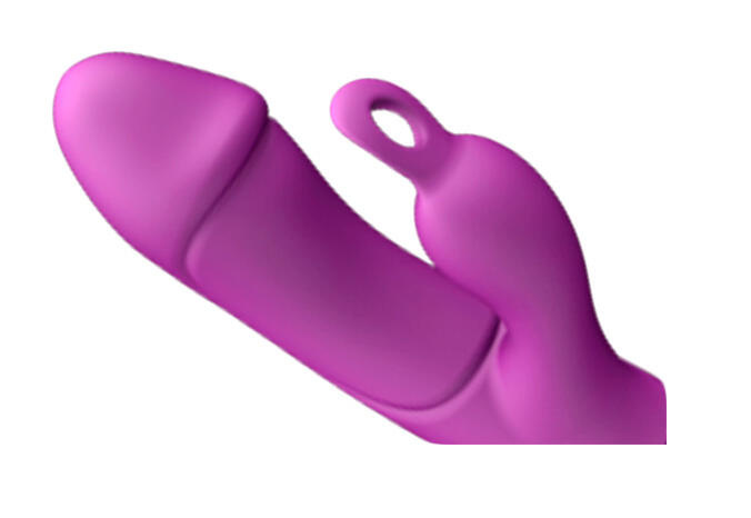 Вибратор-кролик Adrien Lastic Ares с петелькой, фиолетовый 