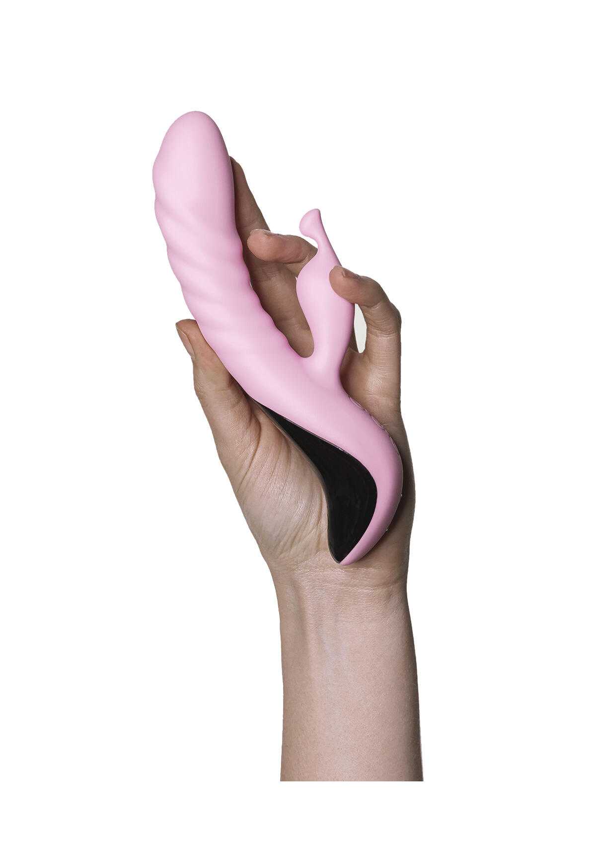 Вибратор-кролик c имитацией фингеринга Adrien Lastic Mini Trigger, розовый