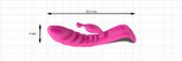 Вибратор-кролик c имитацией фингеринга Adrien Lastic Trigger, розовый