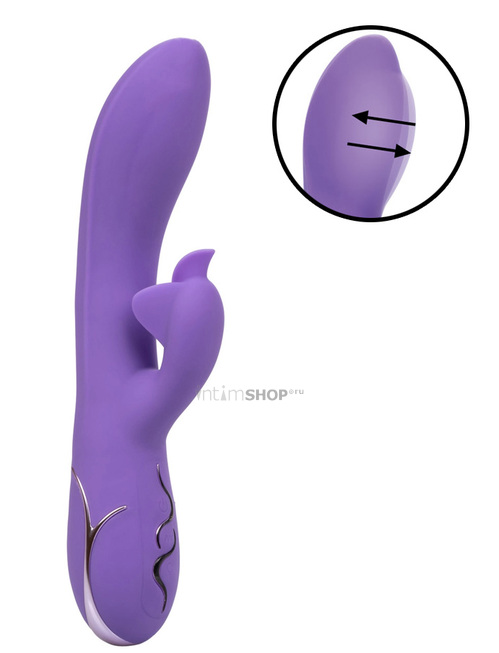 

Вибратор-кролик CalExotics Insatiable G Inflatable G-Flutter с функцией надува, фиолетовый