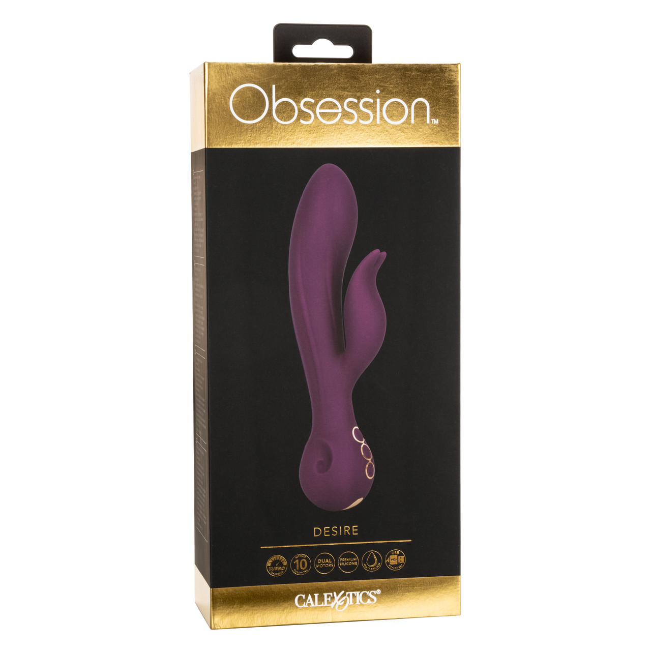 Вибратор-кролик CalExotics Obsession Desire, фиолетовый