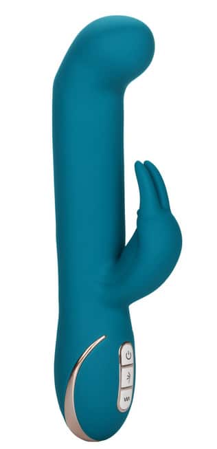 Вибратор-кролик CalExotics Jack Rabbit Signature Rocking "G", бирюзовый