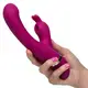 Вибратор-кролик с вакуумной стимуляцией CalExotics Foreplay Frenzy Bunny Kisser, малиновый