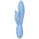 Вибратор-кролик из жидкого силикона Le Frivole Infinite Isida, голубой