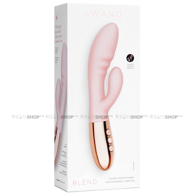 Вибратор-кролик Le Wand Blend, розовый - фото 2