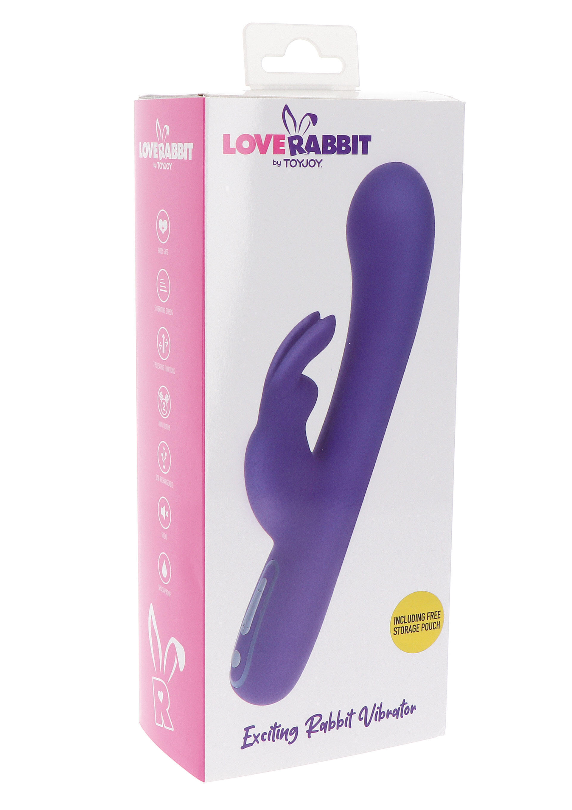 Вибратор-кролик Love Rabbit Exciting, фиолетовый