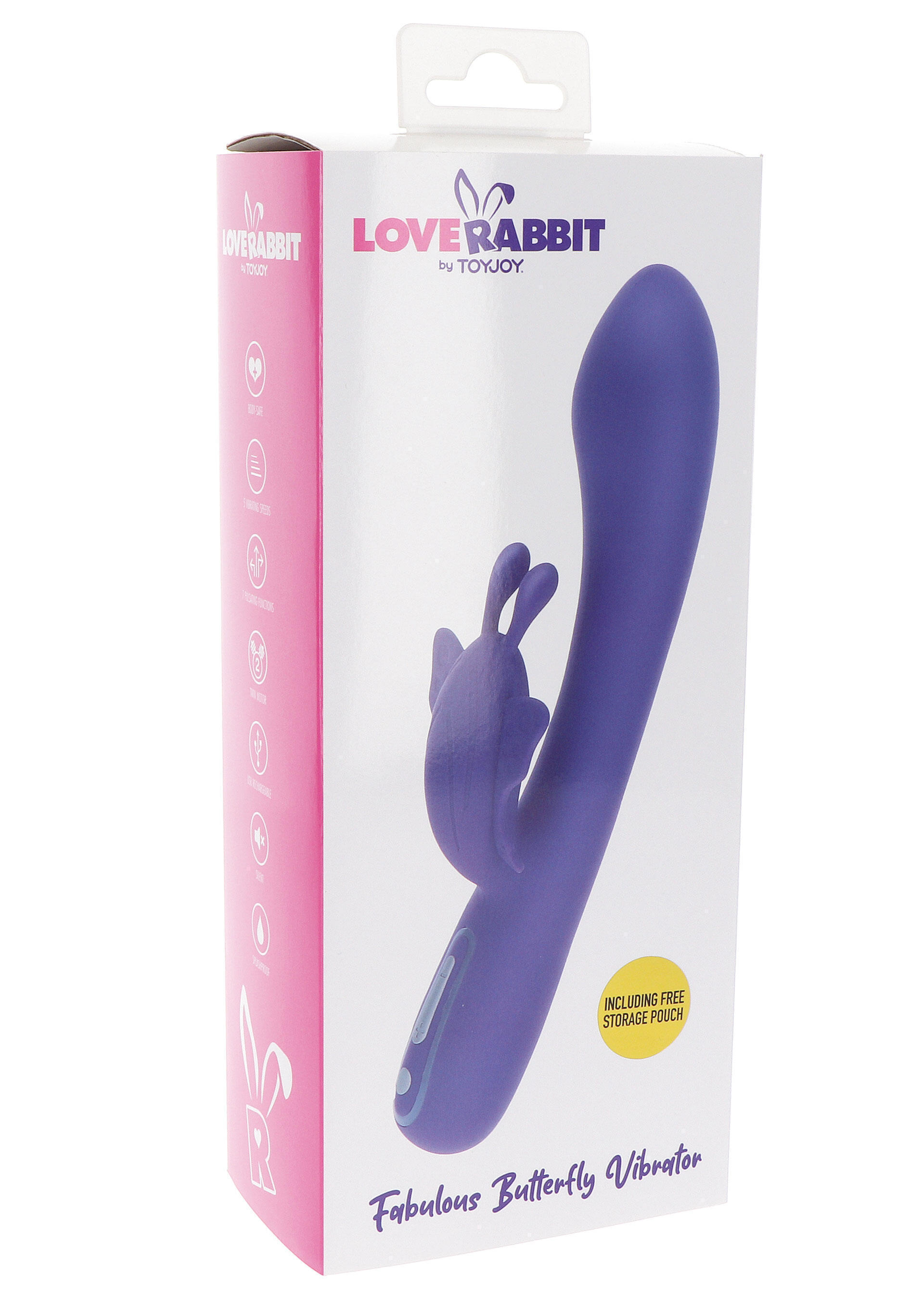 Вибратор-кролик Love Rabbit Fabulous Butterfly, фиолетовый
