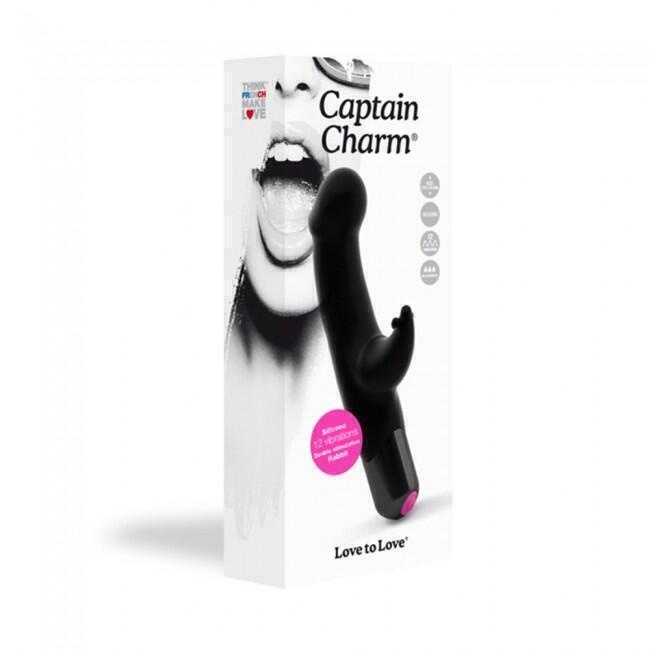 Вибратор-кролик Love To Love Captain Charm, черный