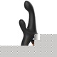 Вибратор-кролик с имитацией фингеринга LoveStore Mystery, чёрный