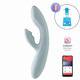 Вибратор-кролик с нагревом Svakom Chika, голубой