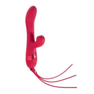 Вибратор-кролик с осцилляцией Woma Lalita, красный