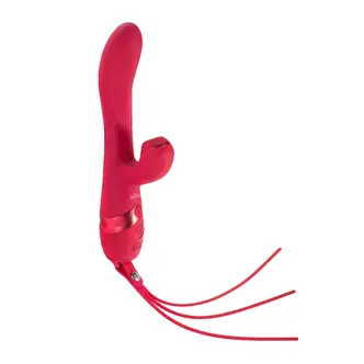 Вибратор-кролик с осцилляцией Woma Lalita, красный