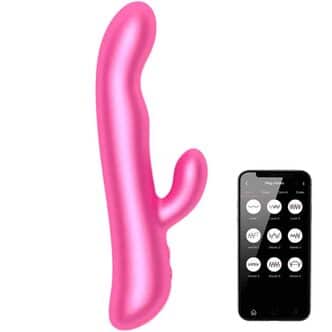 Вибратор-кролик с ротацией Oninder Oslo, розовый