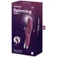 Вибратор-кролик с ротацией Satisfyer Spinning Rabbit 1, бордовый