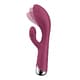 Вибратор-кролик с ротацией Satisfyer Spinning Rabbit 1, бордовый