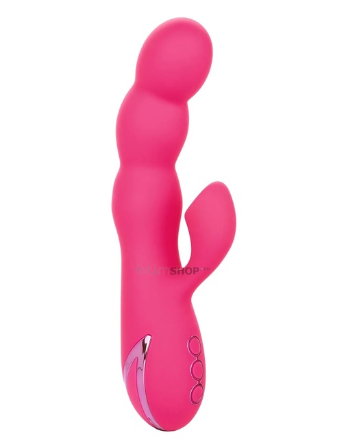 Вибратор-кролик с вакуумным стимулятором CalExotics California Dreaming Oceanside Orgasm, розовый
