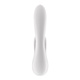 Вибратор-кролик Satisfyer Double Flex с двумя клиторальными отростками, белый