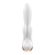 Вибратор-кролик Satisfyer Double Flex с двумя клиторальными отростками, белый