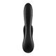 Вибратор-кролик Satisfyer Double Flex с двумя клиторальными отростками, черный