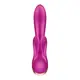 Вибратор-кролик Satisfyer Double Flex с двумя клиторальными отростками, лиловый