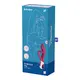 Вибратор-кролик Satisfyer Embrace Me с тремя клиторальными отростками, ягодный