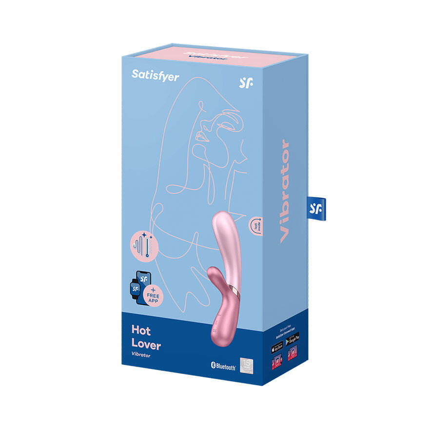 Вибратор-кролик с нагревом Satisfyer Hot Lover, розовый