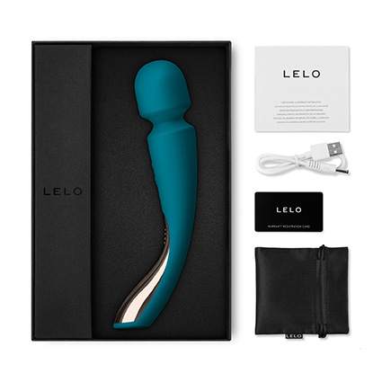 Вибромассажер Lelo Smart Wand 2 Medium, сине-зеленый