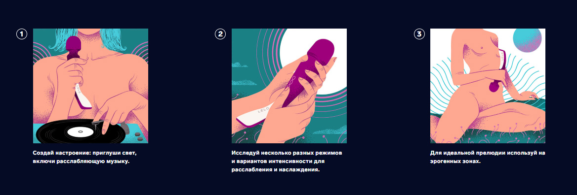 Вибромассажер Lelo Smart Wand 2 Medium, сине-зеленый