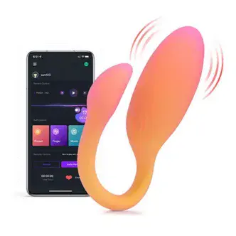 Виброяйцо Magic Motion Flamingo Max, оранжевое