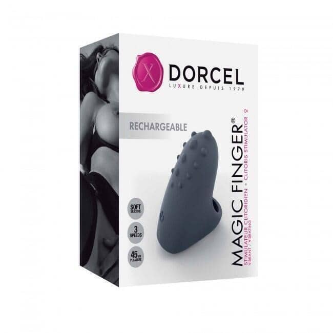 Вибратор на палец Dorcel Magic Finger Rechargeable, серый - фото 3