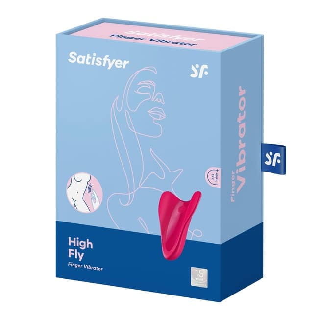 Мини-вибратор Satisfyer High Fly, красный от IntimShop