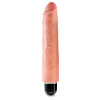 Вибратор PipeDream King Cock 10''Vibrating Stiffy 30.5 см, телесный