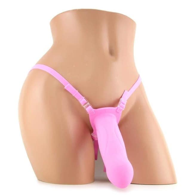 Страпон полый на ремнях PipeDream Fetish Fantasy Extreme Hollow Strap On, черный PD3663-23 - PipeDream - Страпоны на трусиках и ремешках - Купить