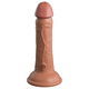 Вибратор-реалистик PipeDream King Cock Elite Dual Density 17.8 см, телесный темный