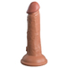 Вибратор-реалистик PipeDream King Cock Elite Dual Density 17.8 см, телесный темный