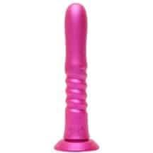 Фрикционный вибратор Romp Jiggle, розовый металлик