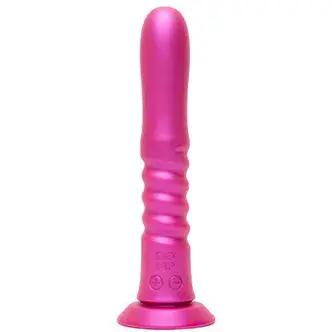 Фрикционный вибратор Romp Jiggle, розовый металлик