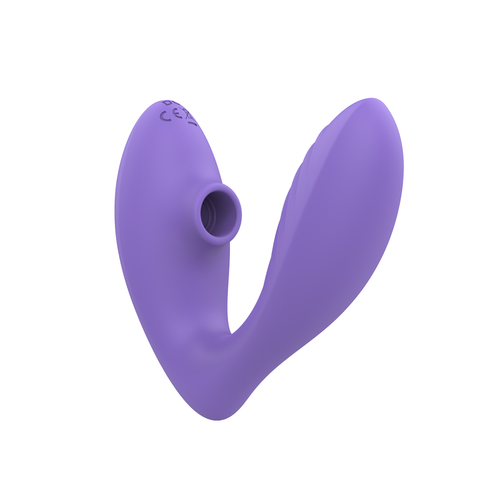 Вибратор с вакуумным стимулятором Romp Reverb, фиолетовый