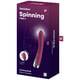 Вибратор-ротатор Satisfyer Spinning 1, бордовый