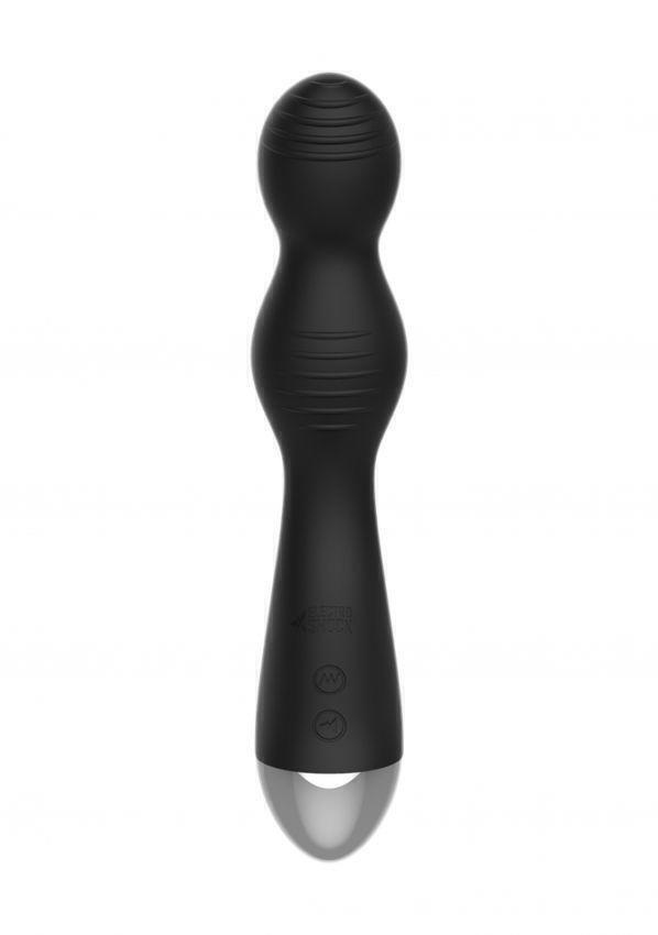 Вибратор с Электростимуляцией E-Stimulation G-spot Vibrator Shots Media черный