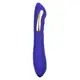 Вибратор с электростимуляцией CalExotics Impulse Intimate Petite Wand, синий
