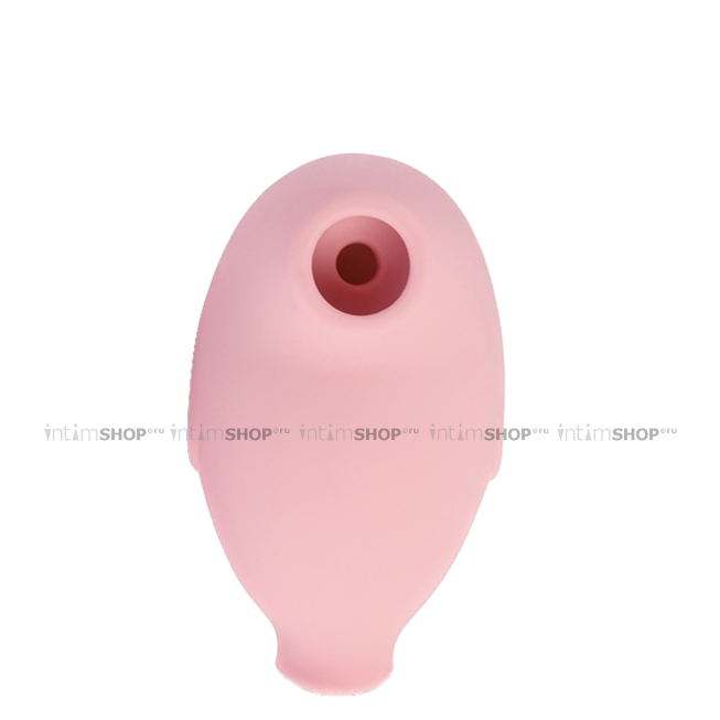 Вибратор с подвижным язычком и вакуумным стимулятором CNT Clit Magic Penguin, розовый - фото 1