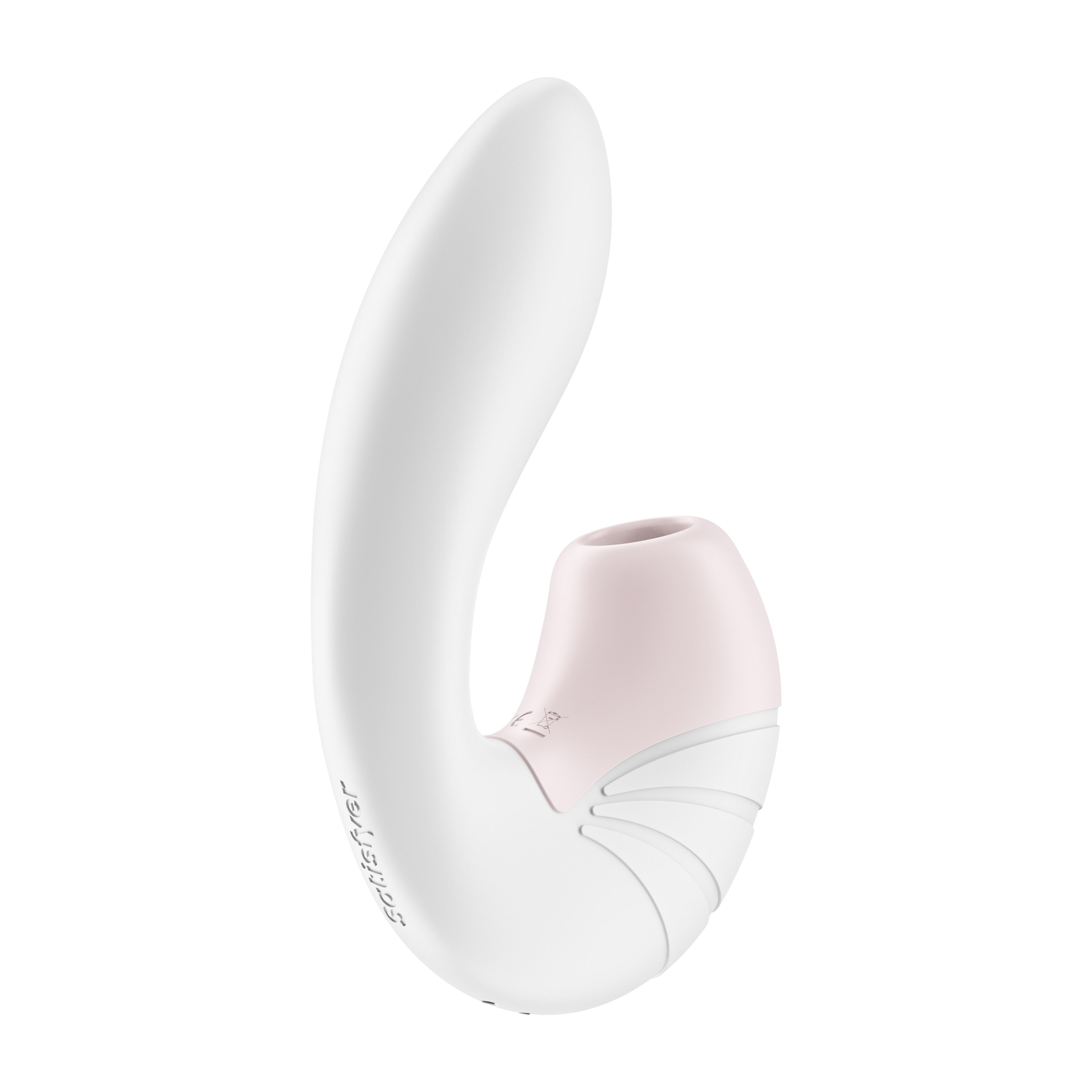 Вибратор с вакуумно-волновым стимулятором клитора Satisfyer Supernova, белый