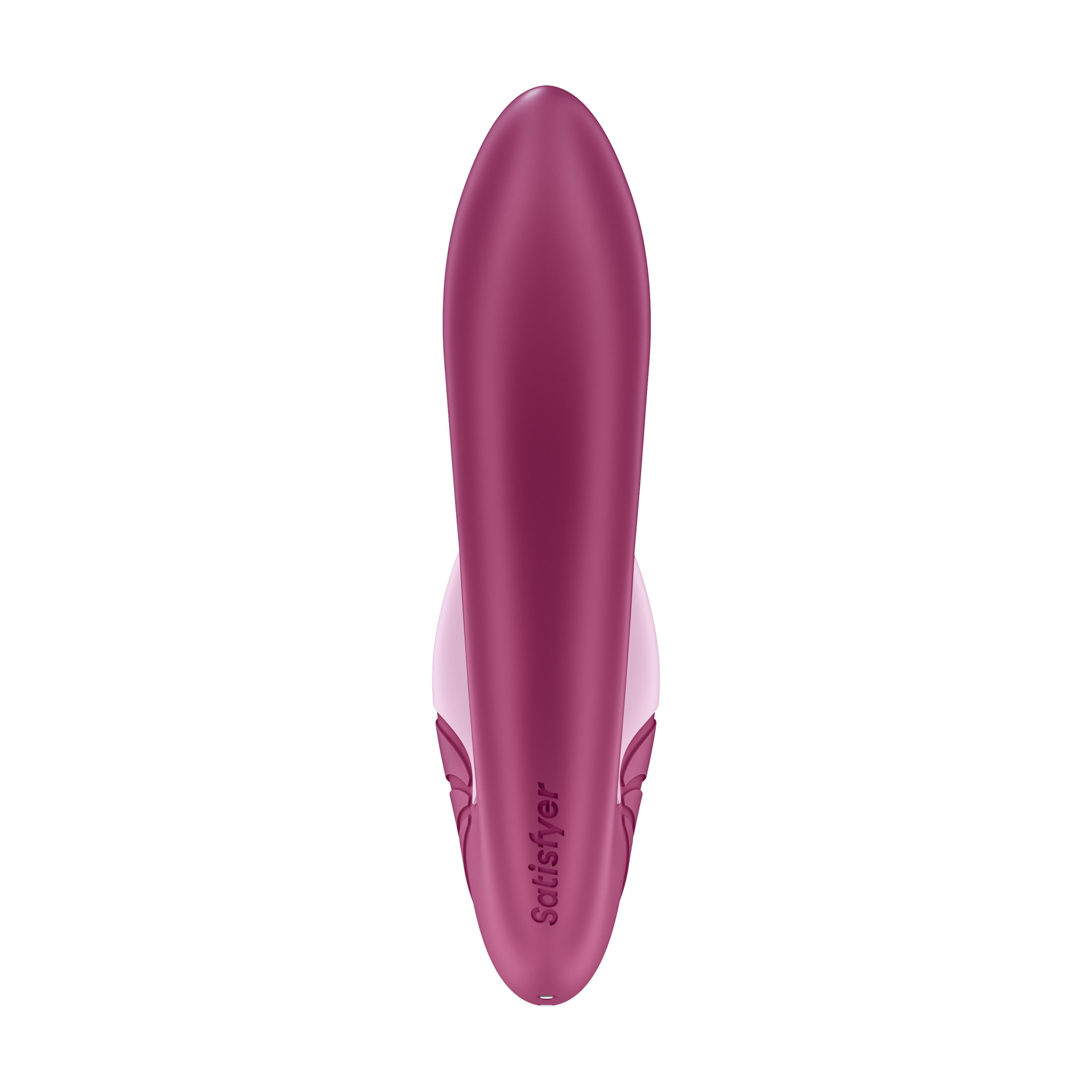 Вибратор с вакуумно-волновым стимулятором клитора Satisfyer Supernova, ягодный