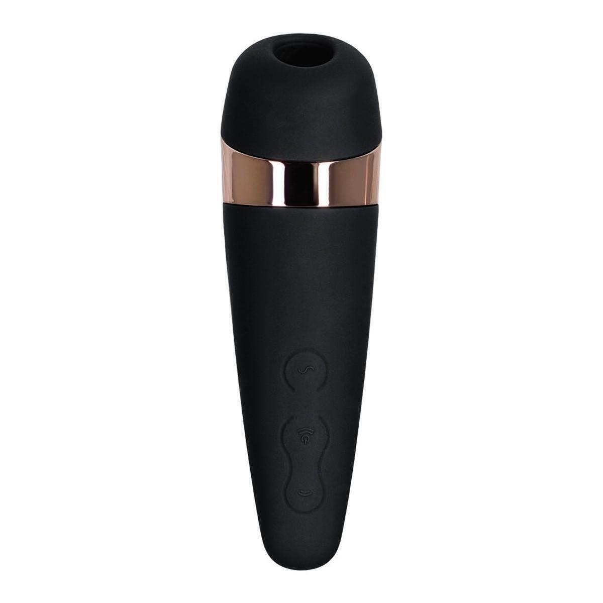 Вакуумный стимулятор клитора с вибрацией Satisfyer Pro 3+ Vibration, черный