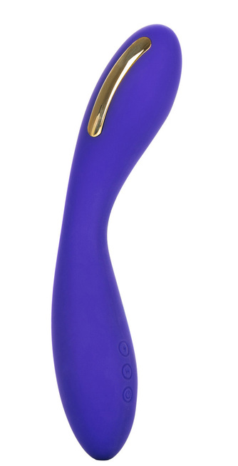 Вибратор для точки G с электростимуляцией CalExotics Impulse Intimate Wand синий