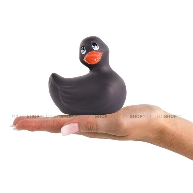 Вибратор-уточка Big Teaze Toys I Rub My Duckie 2.0, черный - фото 3
